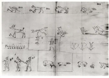 Pictogramme iroquois, 12 juillet 1666